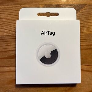 Apple AirTag Packaging in White